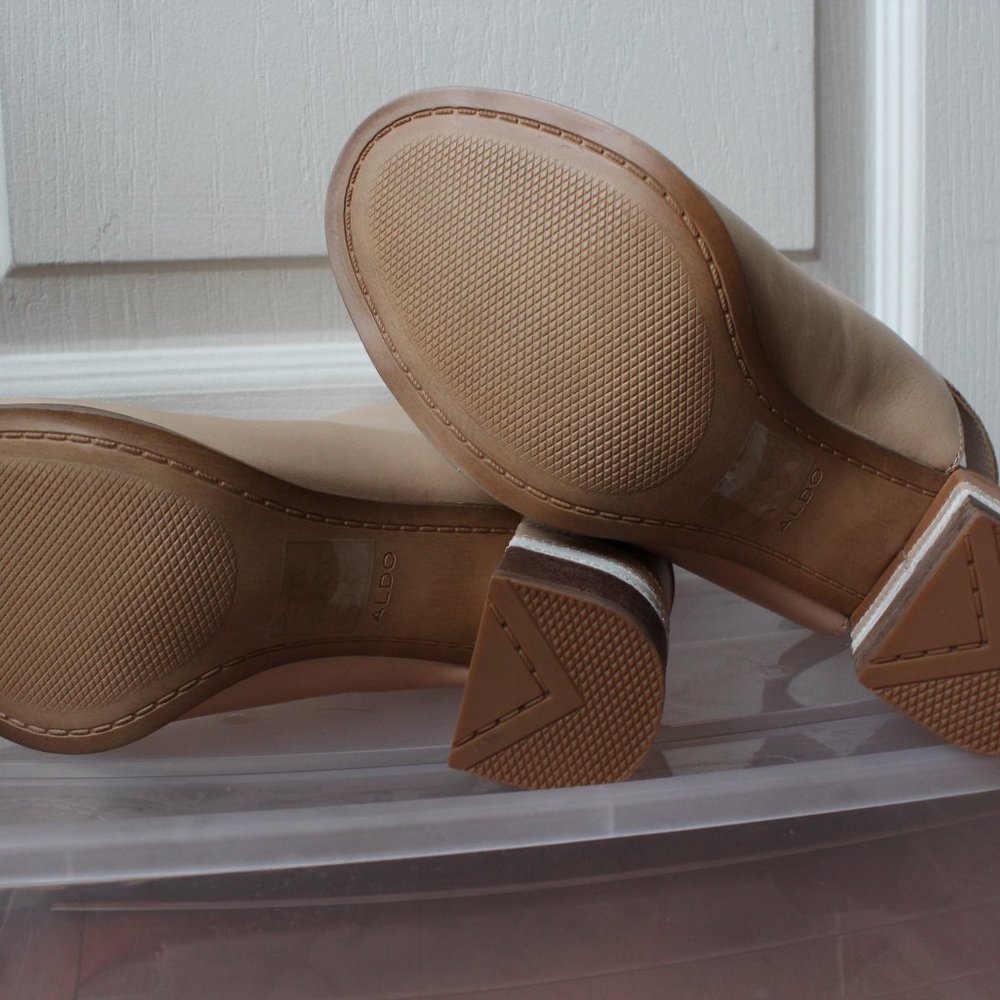 Aldo Peep-Toe Block-heel Booties - Picture 6 of 6